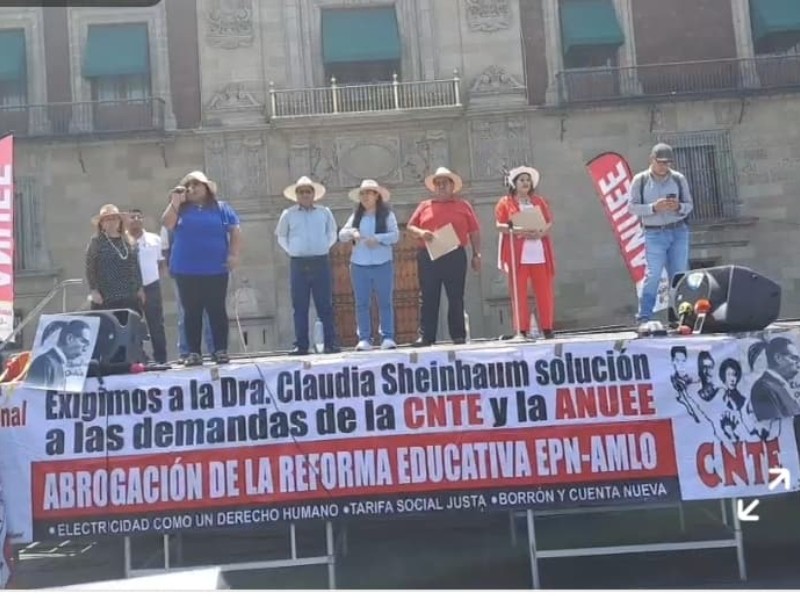 CNTE: El paro indefinido fue solo el primer paso