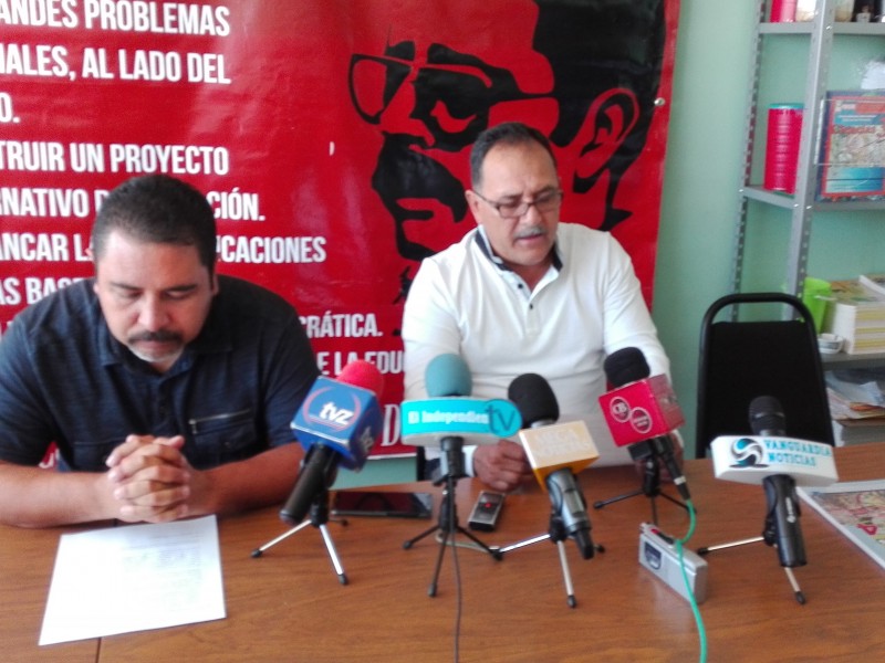 CNTE exige a gobierno federal abrogación de reforma