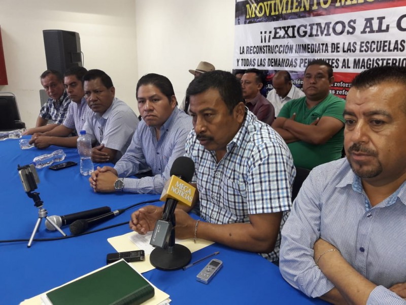 CNTE iniciará movilizaciones si no paga Maveco