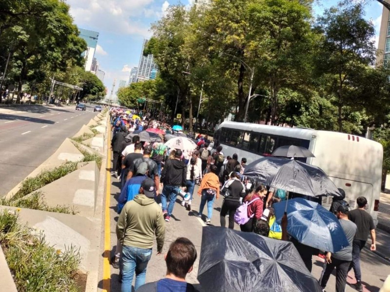 CNTE mantiene protestas en CDMX ante falta de resolución