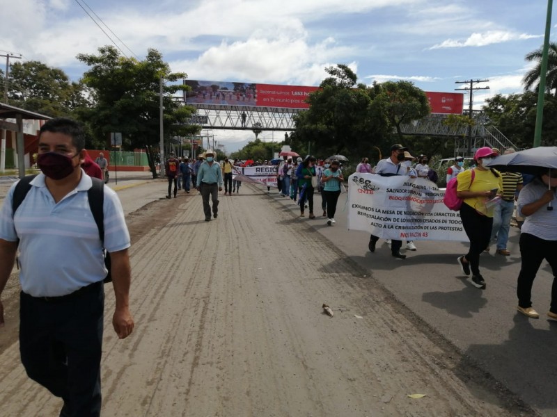 CNTE no descarta irse a plantón indefinido