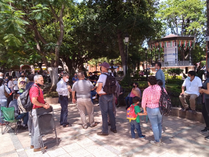 CNTE toma receptoría de rentas en Zamora