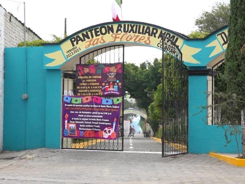 Coapan: Esperan 7mil visitantes al panteón, por celebraciones de 