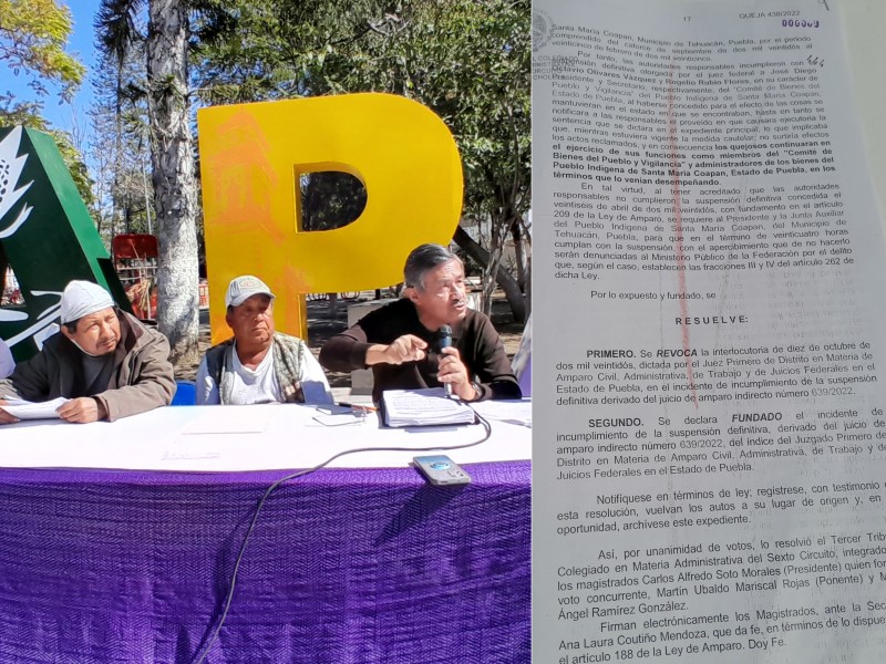 Coapan: presidente omite restituir Comité de Bienes, riesgo de destitución
