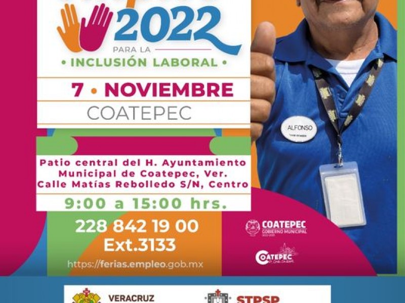 Coatepec albergará nueva edición de Feria Nacional del Empleo