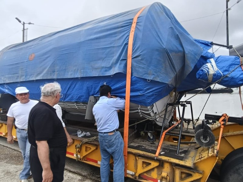 Coatzacoalcos recibe prototipo de nave espacial única en Latinoamérica