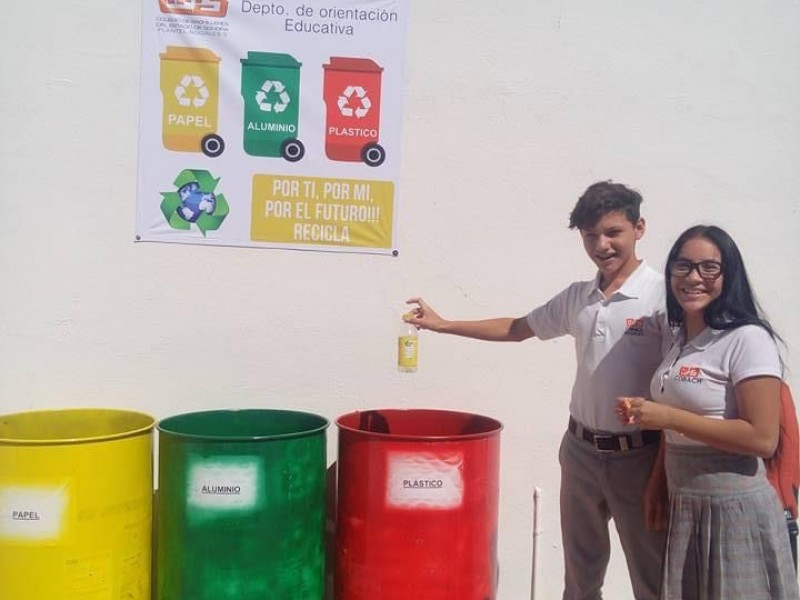 Cobach Sonora impulsa proyecto de separación y reciclado de basura