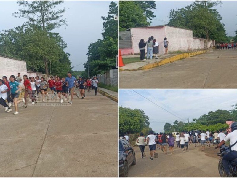 COBAO fomenta convivencia con carrera atlética familiar de 3 kilómetros en Oaxaca