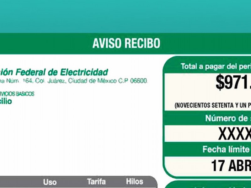 Cobros electricos en tolerancia cero