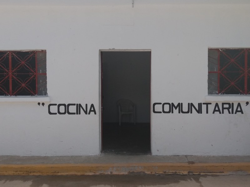 Cocina comunitaria sin apoyo en Mixtequilla
