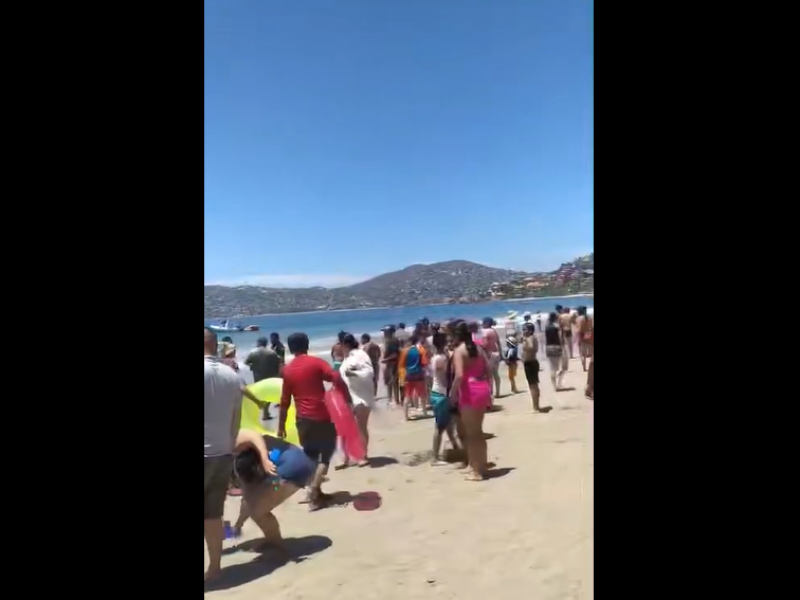 Cocodrilo en playa La Ropa alarma a turistas