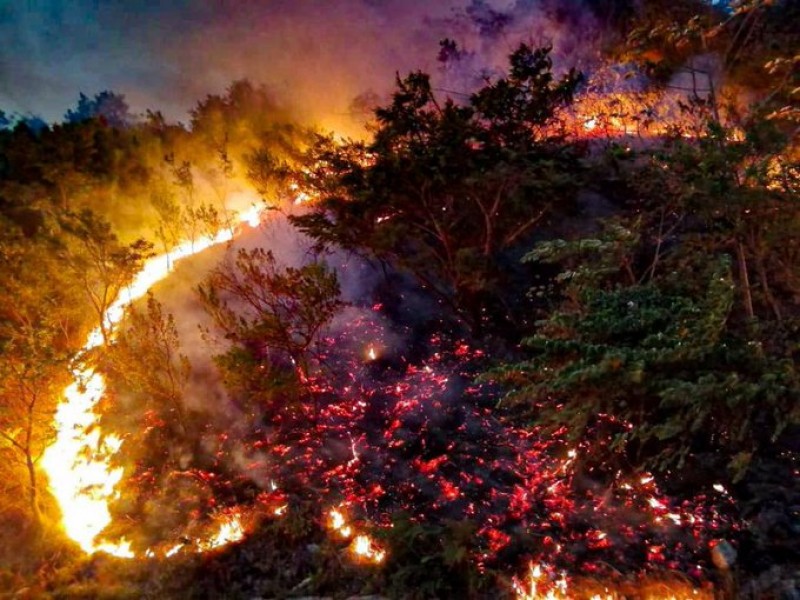 COESFO atiende incendio en Chimalapas