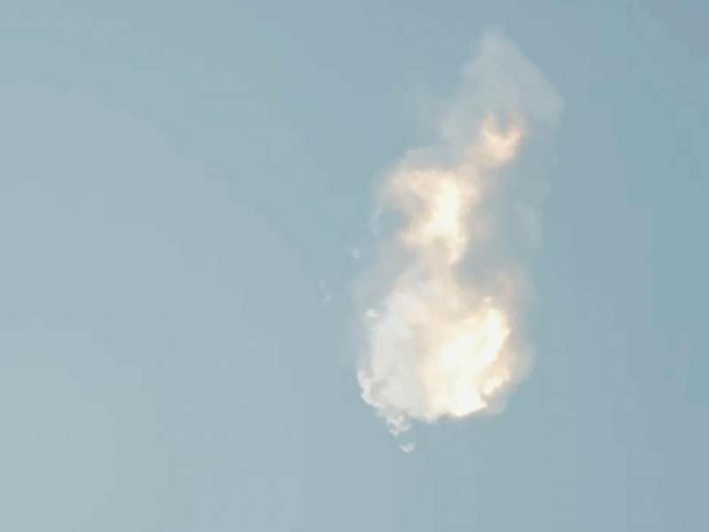 Cohete de nave Starship explotó tras su lanzamiento