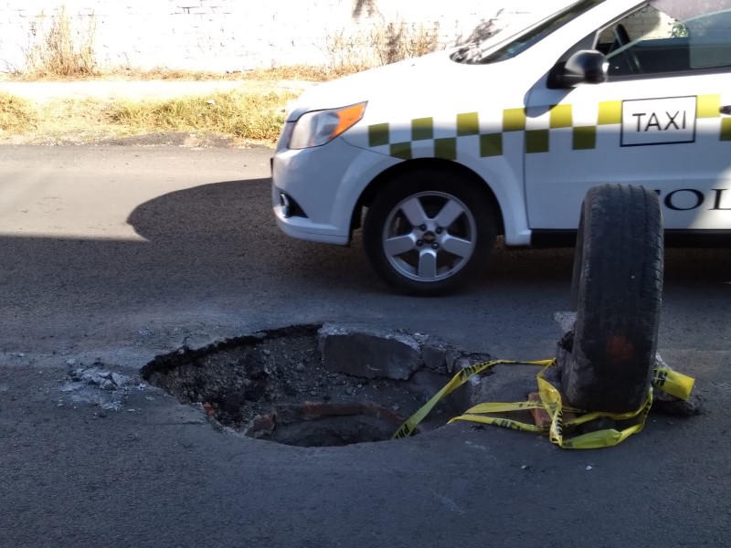 Coladera en los límites de Toluca y Metepec causa temor