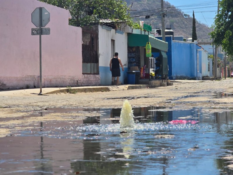 Colapsa drenaje en Valles de la Cruz por lluvias en Tepic