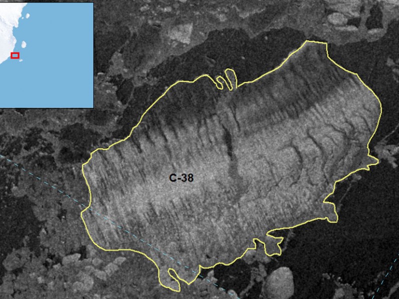 Colapsa enorme plataforma de hielo en la Antártida