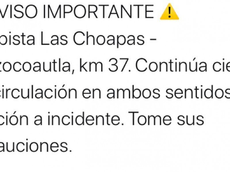 Colapsan dos puentes en las Choapas por fuertes lluvias