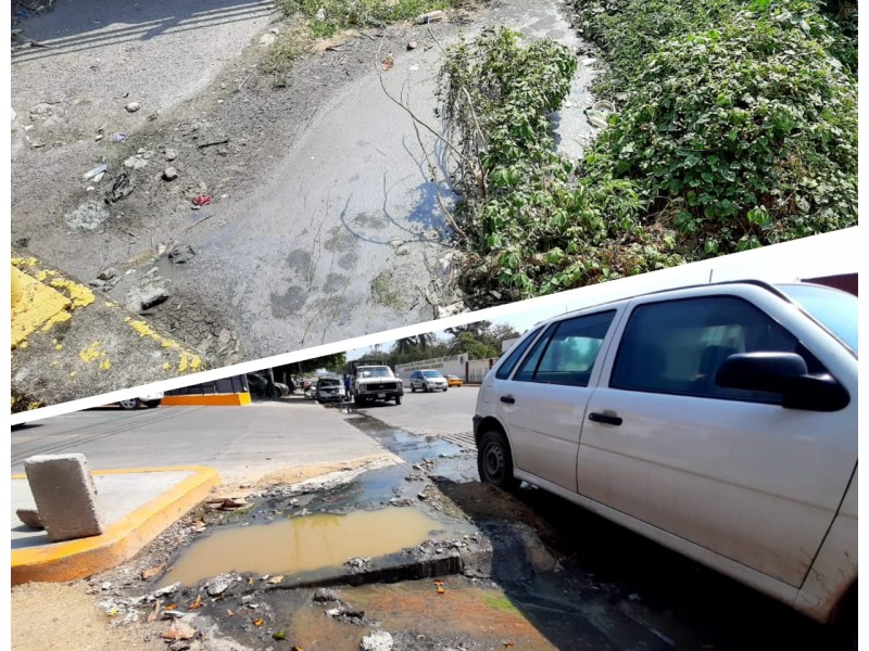 Colapso de drenajes, una constante en la San Pablo Sur