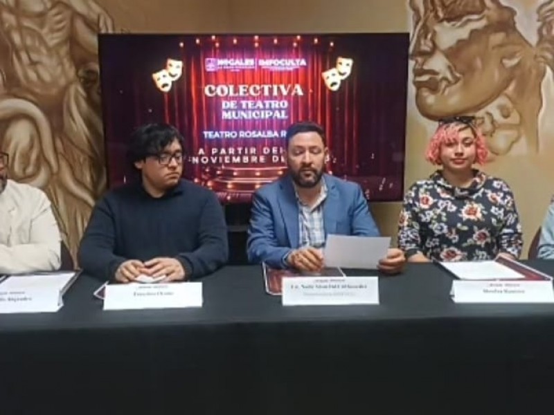 Colectiva de teatro anuncia cartelera