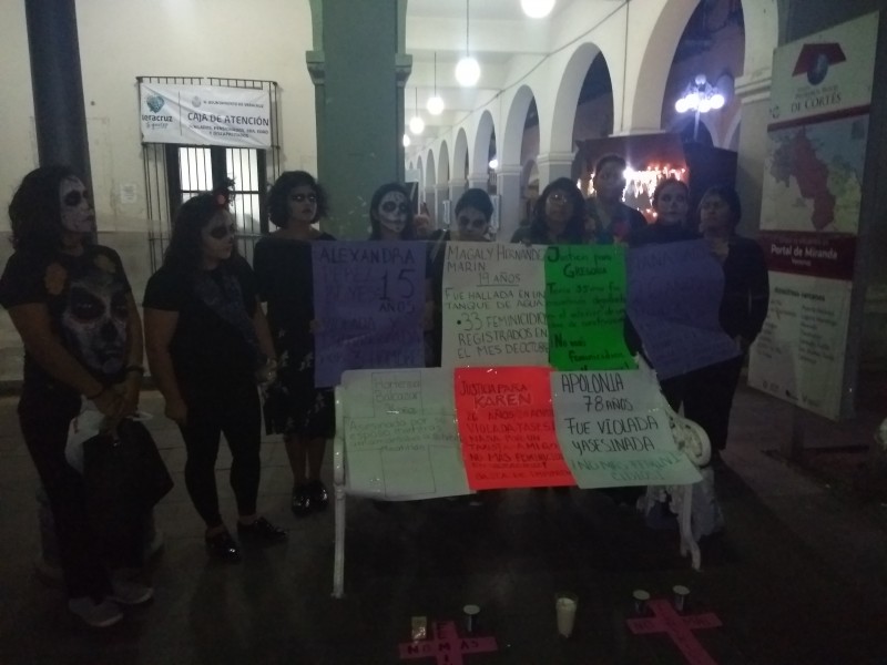 Colectivo Colmena Verde pide justicia por feminicidios