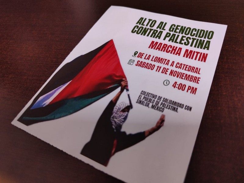 Colectivo en Sinaloa organiza eventos en solidaridad con palestina