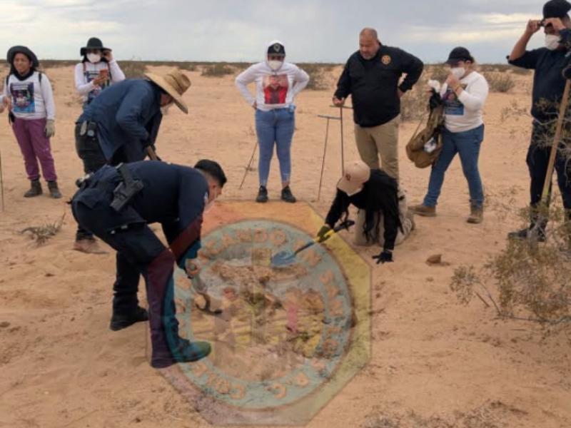 Colectivo localiza restos humanos en zona desértica de San Luis Río Colorado