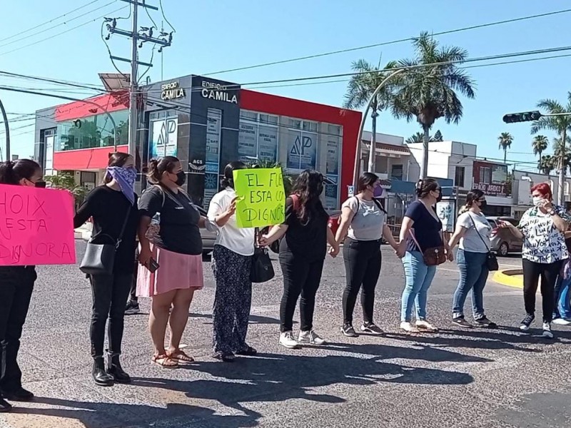 Colectivo Violetas Ingobernables exigen justicia por Dignora Váldez