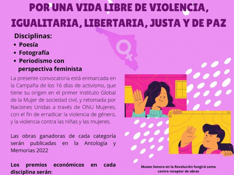 Colectivos feministas invitan a participar en Convocatoria de Arte