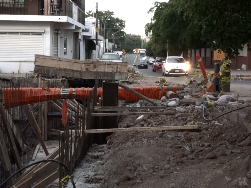 Colector pluvial de avenida Juan Sepúlva finalizará pronto