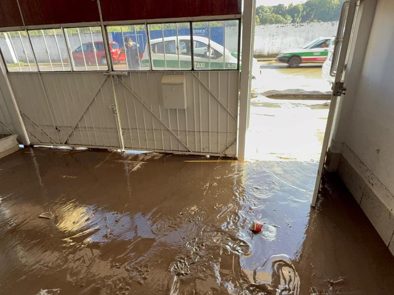 Colectores insuficientes y obstruidos agravaron inundaciones en Xalapa