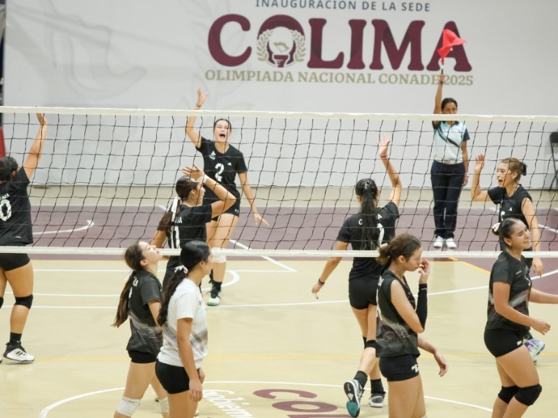 Colima en dos semifinales de voleibol de Conade 2025