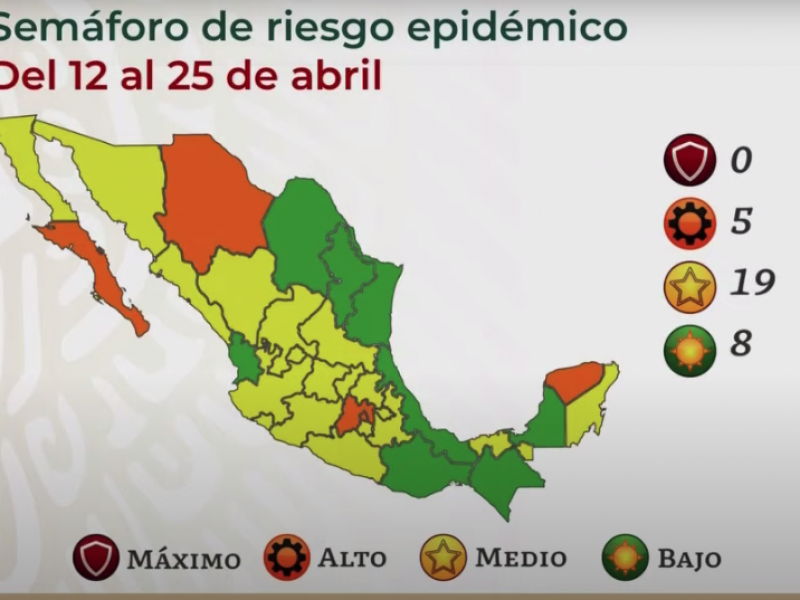 Colima permanece en semáforo amarillo hasta el 25 de abril