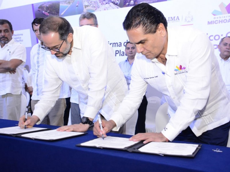 Colima y Michoacán firman acuerdo para potencializar puertos