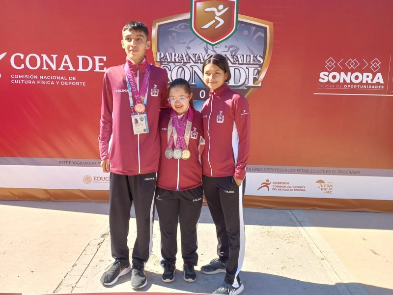 Colimenses consiguen medallas en juegos Paranacionales