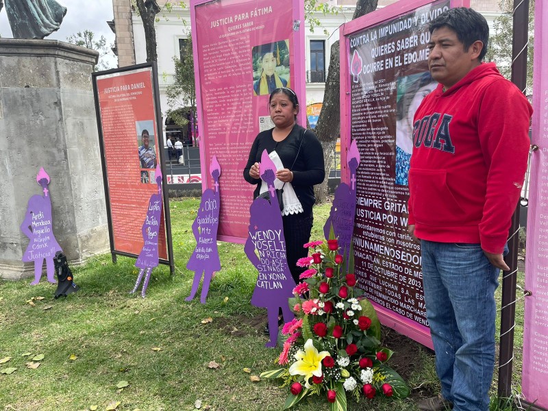 Colocan memorial en honor a Wendy Yoselin