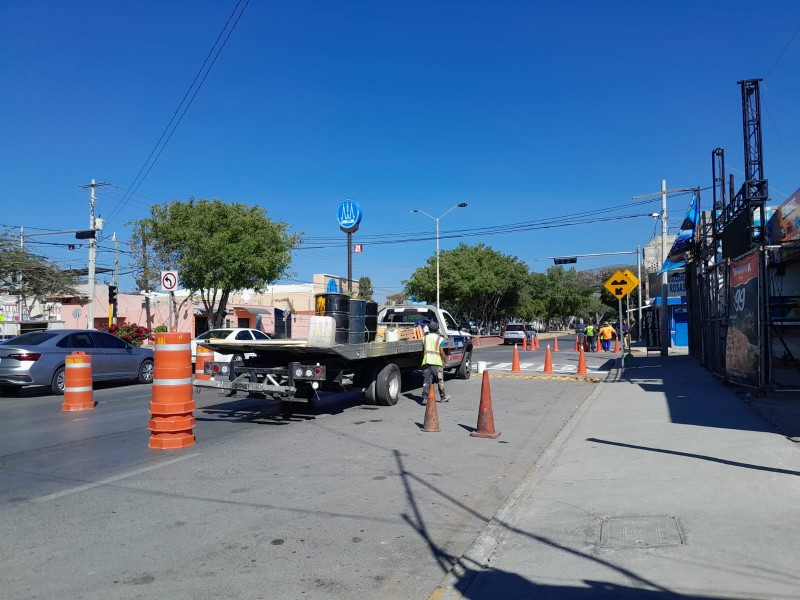 Colocan otro semáforo en Nacozari por accidentes