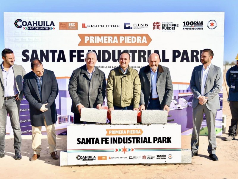 Colocan primera piedra del Santa Fe Industrial Park