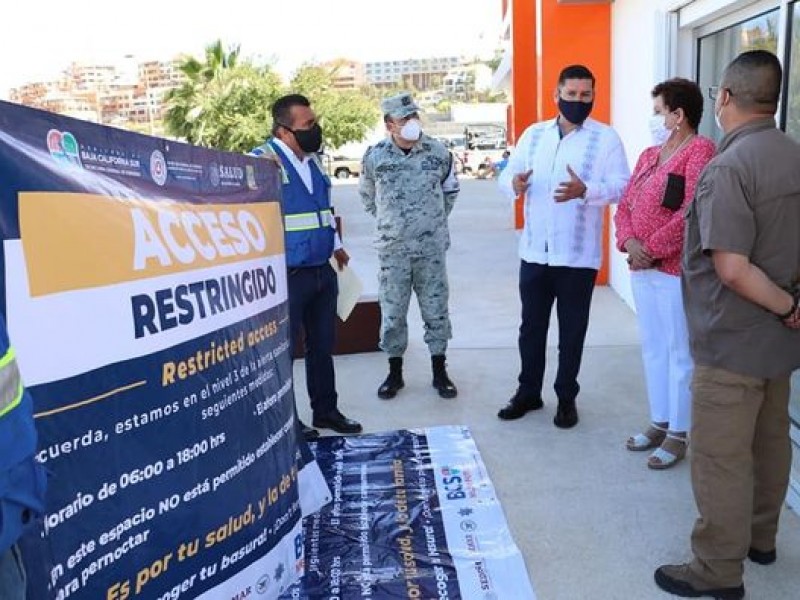 Colocarán lonas para exhibir las medidas a seguir en playas