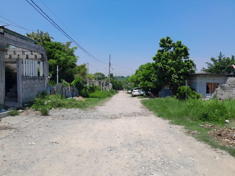 Colonia Fraternidad en espera de obra pública