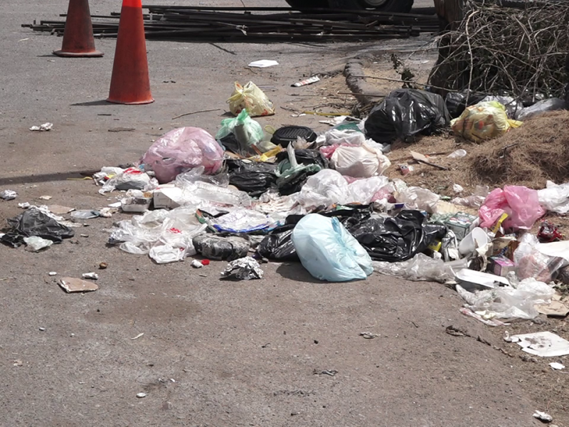 Colonia Martínez Adame tiene basura por vecinos de otras localidades