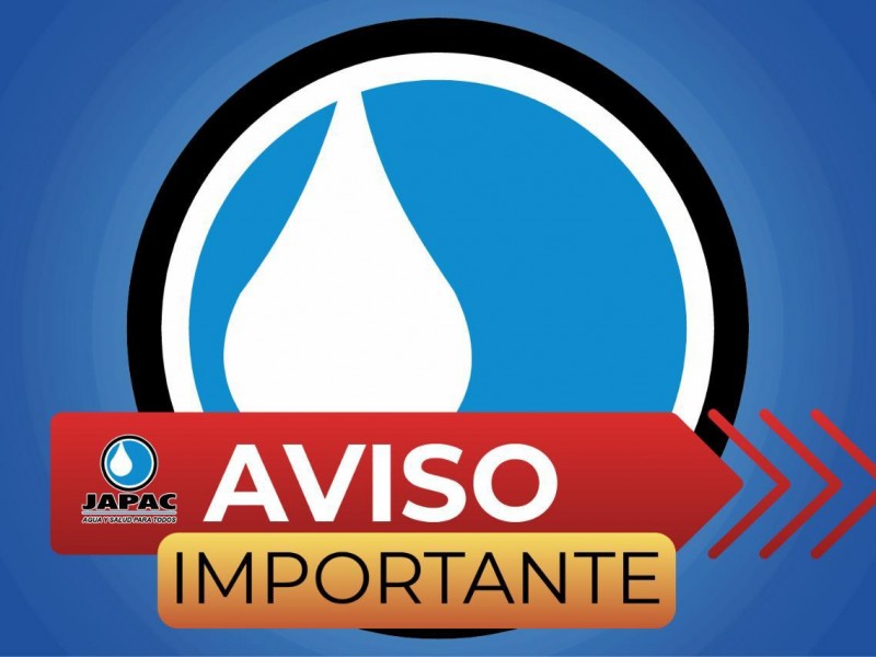 Colonias del sector sur tendrán suspensión de servicio de agua