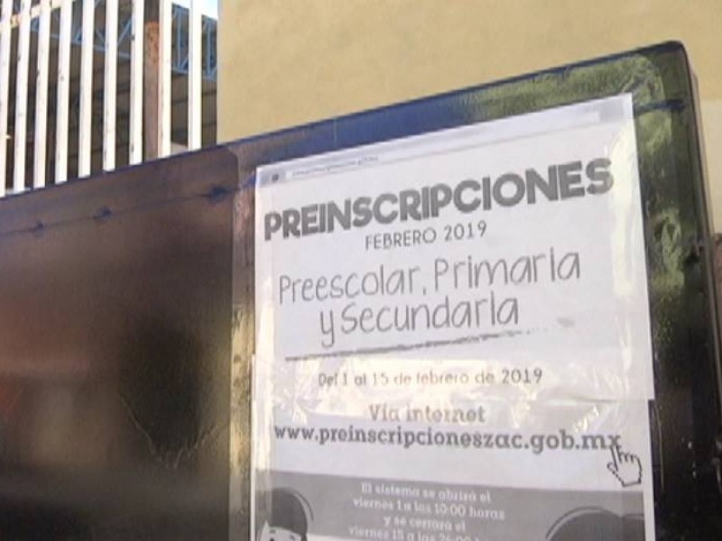 Comenzarán preinscripciones para preescolar primaria y secundaria