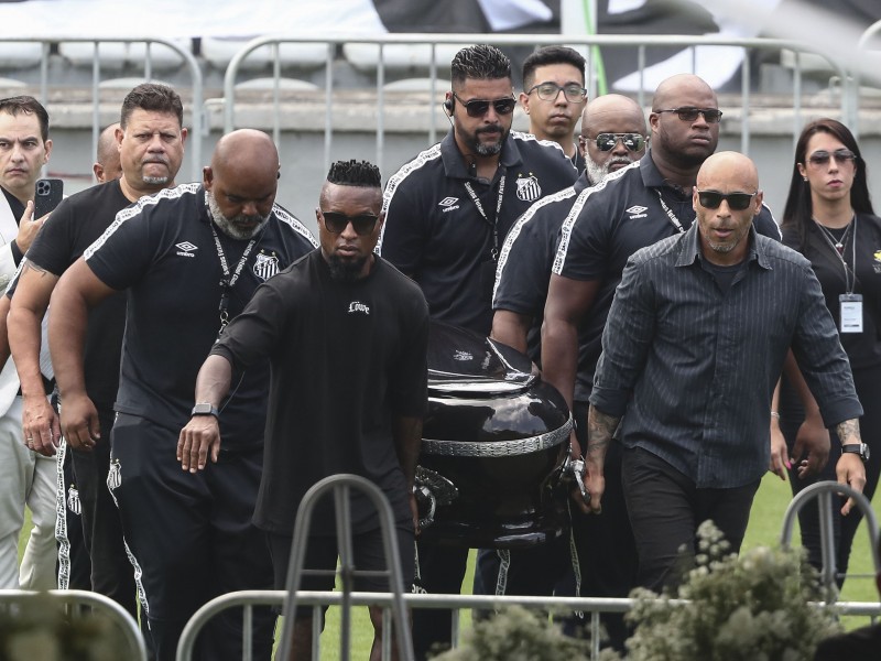 Comenzó el velatorio y homenajes para Pelé