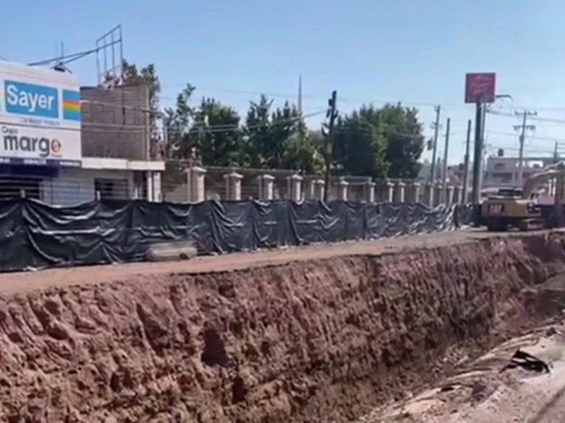 Comerciantes afectados por obras en García Salinas pide apoyo económico