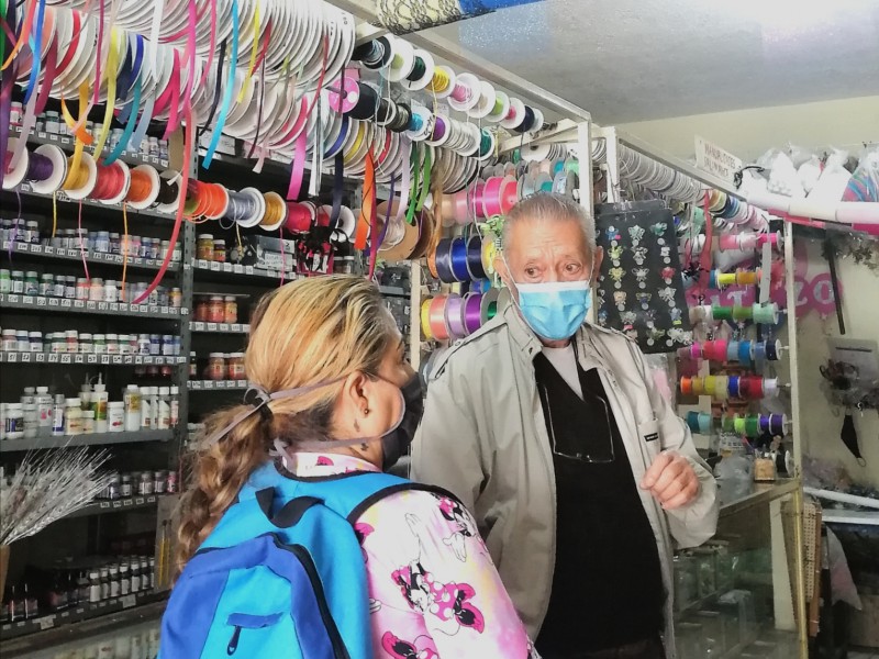 Comerciantes de antaño padecen crisis por Covid-19