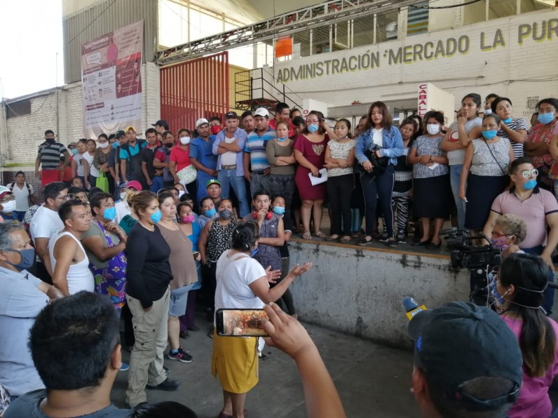 Comerciantes de la Purisima se oponen a cierre de mercado