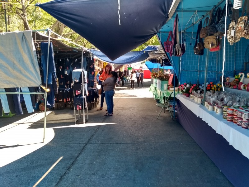 Comerciantes de parque Juan Escutia reportan bajas ventas