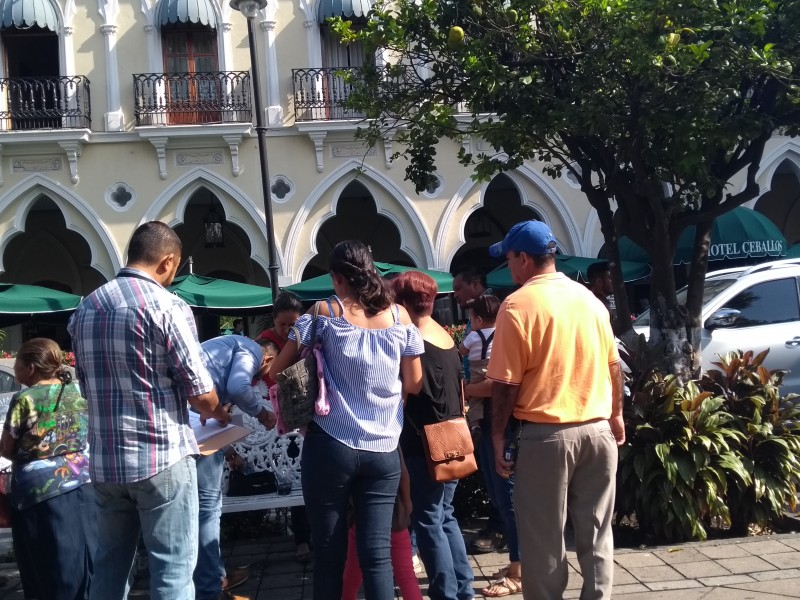 Comerciantes del docenario guadalupano protestan