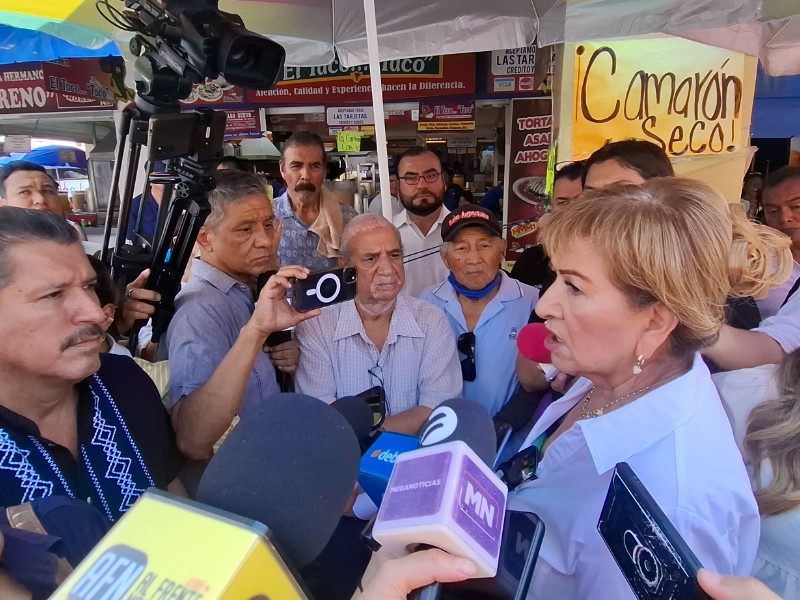 Comerciantes denuncian a Tere Guerra bajas ventas por violencia