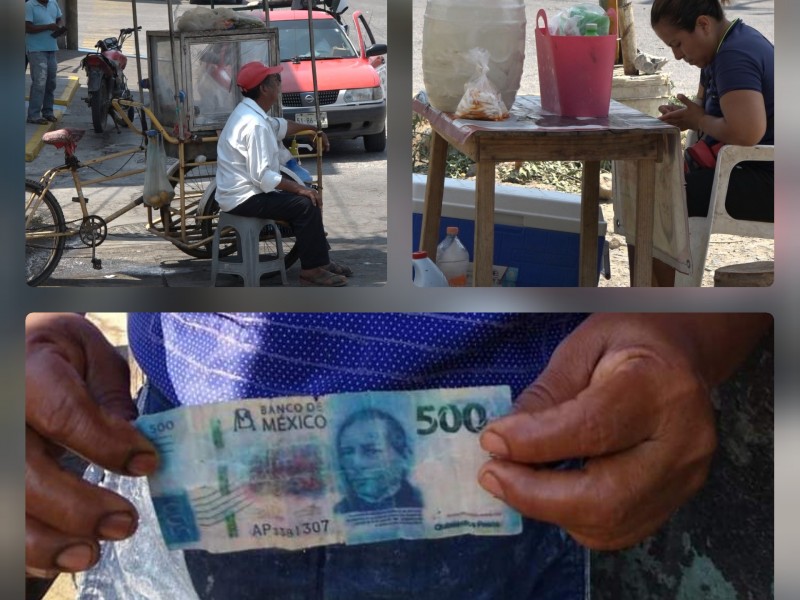Comerciantes denuncian circulación de billetes falsos en Tehuantepec